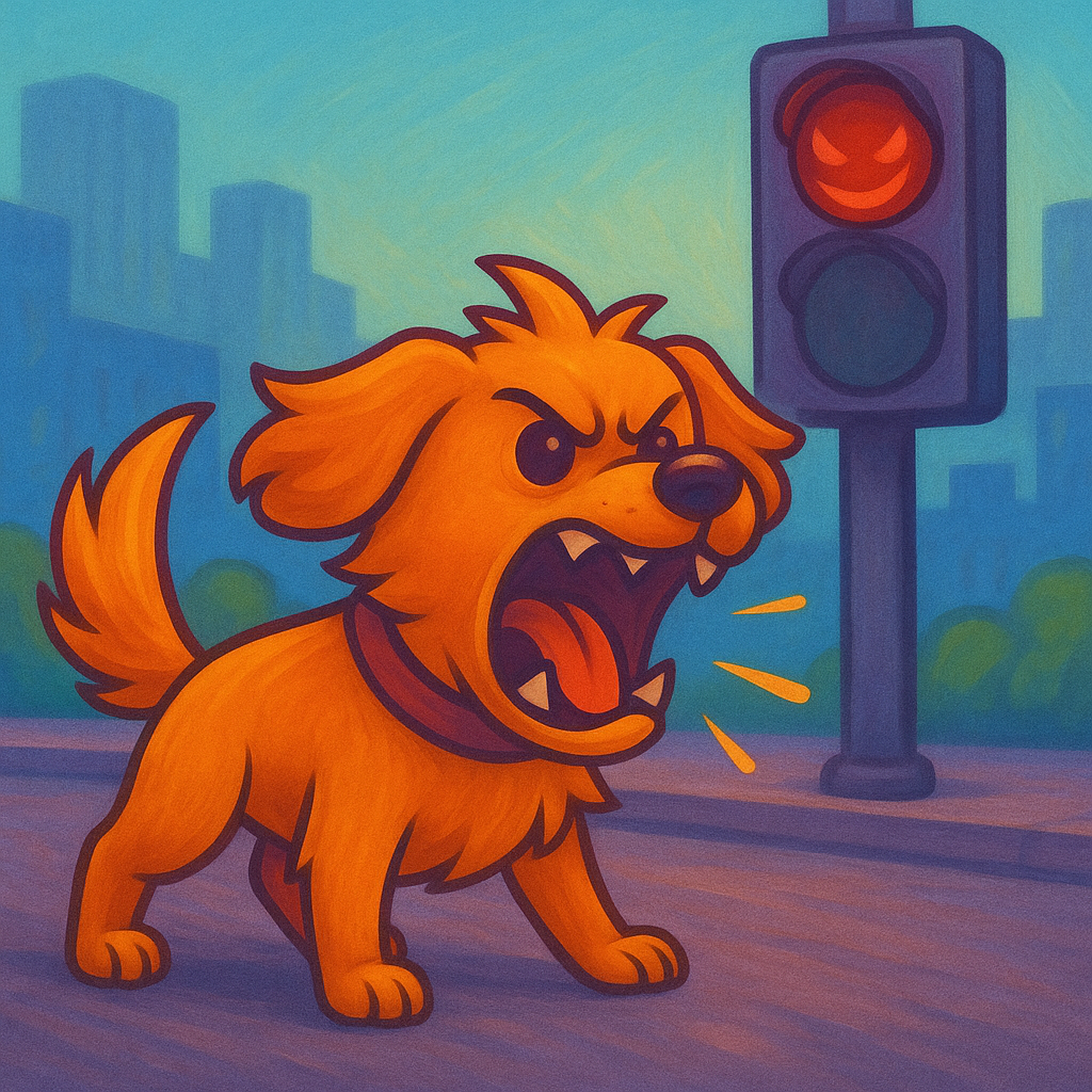 Imagen del artículo: Ansiedad en perros | Perro ladrando